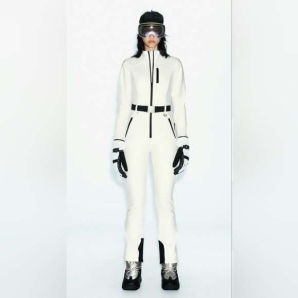NWT ZARA SKI WINDPROOF RECCO SNOWBOARD JUMPSUIT. - Picture 2 of 13
